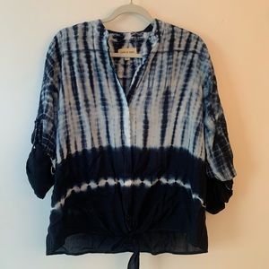 Cloth and Stone blue top